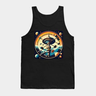 Orbital Command Space Station Tee Tank Top